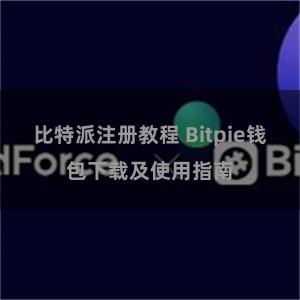 比特派注册教程 Bitpie钱包下载及使用指南