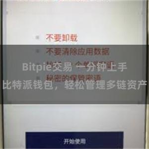 Bitpie交易 一分钟上手比特派钱包，轻松管理多链资产