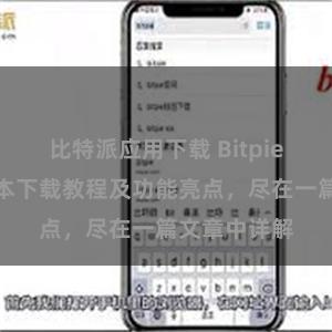 比特派应用下载 Bitpie钱包最新版本下载教程及功能亮点，尽在一篇文章中详解