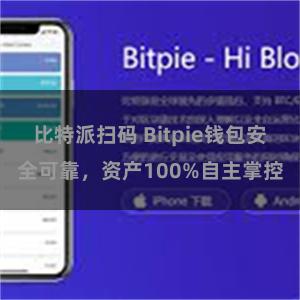 比特派扫码 Bitpie钱包安全可靠，资产100%自主掌控