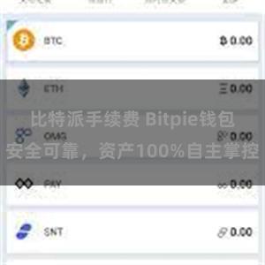 比特派手续费 Bitpie钱包安全可靠，资产100%自主掌控