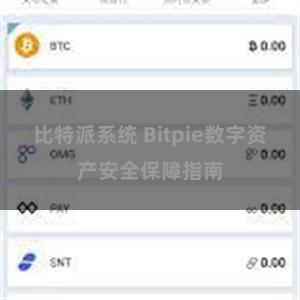 比特派系统 Bitpie数字资产安全保障指南