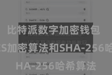 比特派数字加密钱包  举例AES加密算法和SHA-256哈希算法