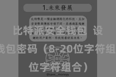 比特派安全钱包  设置钱包密码（8-20位字符组合）