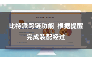 比特派跨链功能  根据提醒完成装配经过